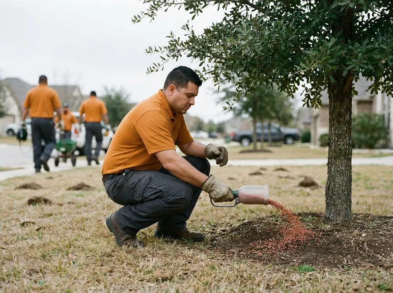 Red Imported Fire Ant Yard Elimination & Deep Turf Baiting in San Antonio, TX